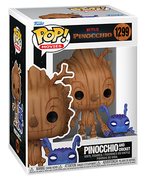 (PREORDER) Netflix Pinocchio - Pinocchio and Cricket #1299 - Funko Pop! Vinyl Figure (Movies)