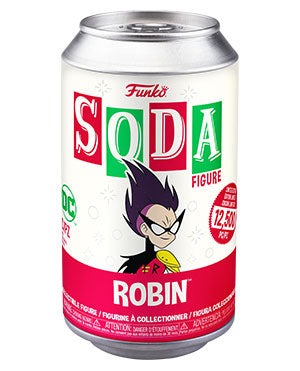 DC Comics - Teen Titans Robin -  Sealed Mystery Soda Figure by Funko - LIMIT 6