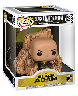 Black Adam on Throne # 1239 - DC Comics Deluxe Funko Pop! Vinyl Figure