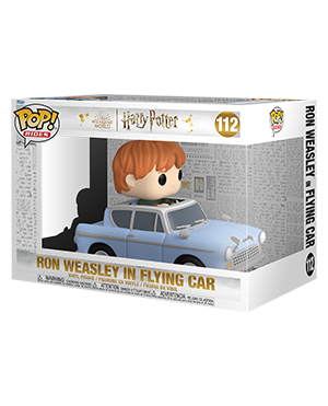 Harry Potter - Ron Weasley in Flying Car #112 - Funko Pop! Rides Vinyl Figure