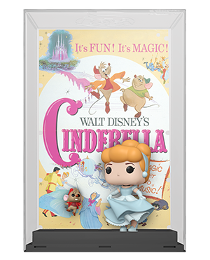 Disney 100 Tall Toys Poster Man Comics Cinderella #12 - – Funko & Jaq Pop! with - Movie