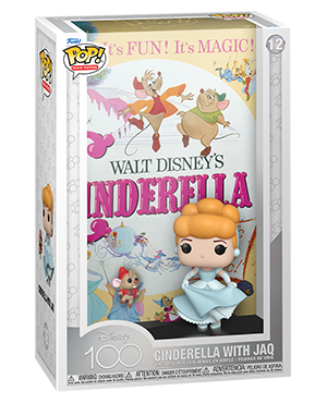 Disney 100 - Cinderella with Jaq #12 - Funko Pop! Movie Poster
