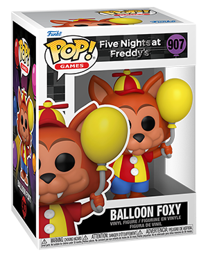 Five Nights at Freddy's - Balloon Foxy #907 - Funko Pop! Vinyl Figure (Video Games)