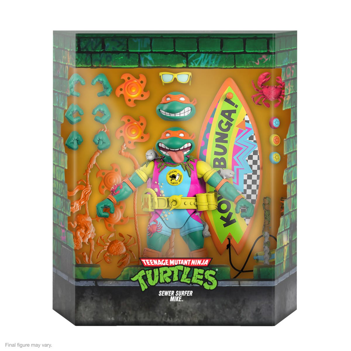 Sewer Surfer Mike - Teenage Mutant Ninja Turtles Super 7 Ultimates Action Figure