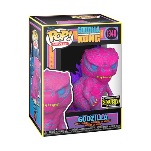 Godzilla vs. Kong Godzilla Black Light 1348 Exclusive Funko Pop! Vinyl Figure (movies)