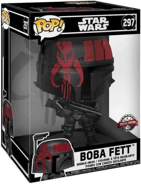 Star Wars: Boba Fett (Black) 10 inch Funko Pop! Vinyl Figure 2020