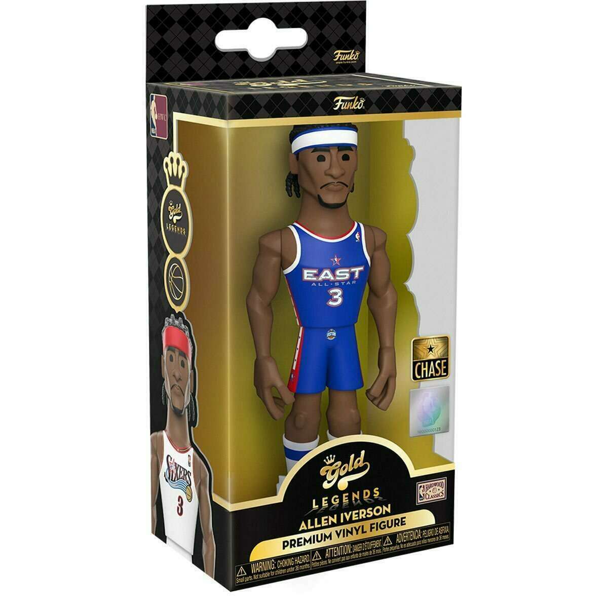 Funko Gold 5" - NBA Allen Iverson Vinyl Figure (Sports)