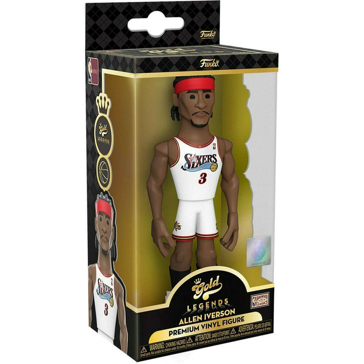 Funko Gold 5" - NBA Allen Iverson Vinyl Figure (Sports)