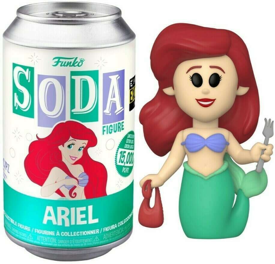 Disney Little Mermaid - Ariel - Exclusive Sealed Funko Mystery Soda Figure