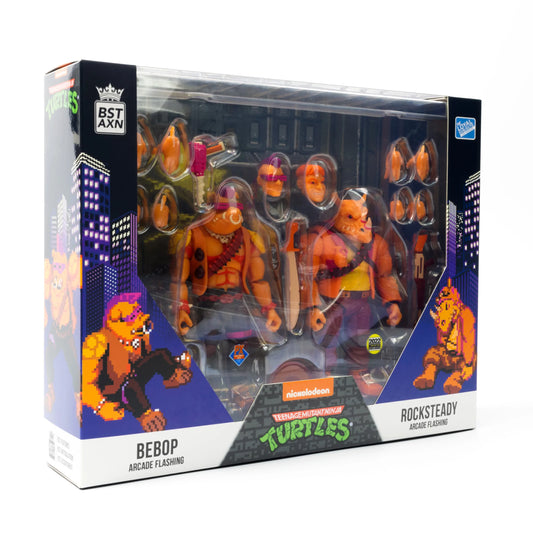 TMNT - Arcade Flashing Bebop and Rocksteady - Convention Exclusive Action Figures (Cartoon)