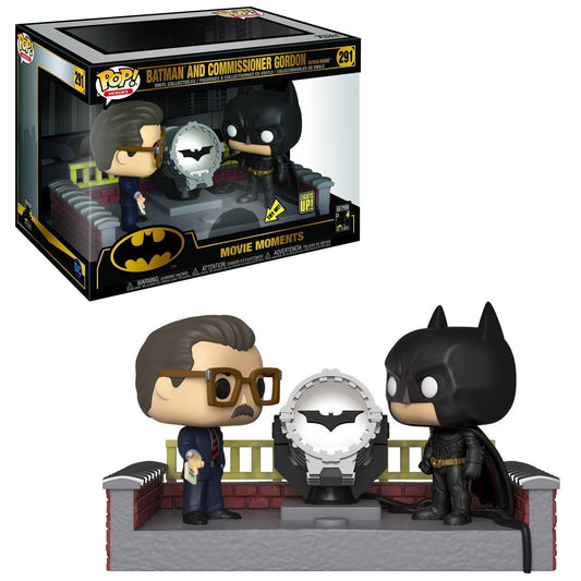 DC Comics - Batman and Commissioner Gordon Bat Signal #291 - Funko Pop Movie Moments
