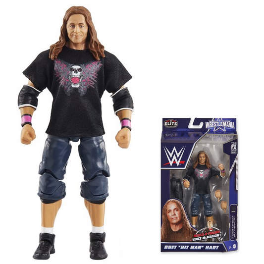 WWE - Bret "Hit Man" Hart - Elite Collection Action Figure (Wrestlemania) (Sports)