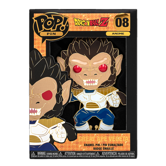 Dragonball Z - Great Ape Vegeta - Funko Pop! Pin | Tall Man Toys