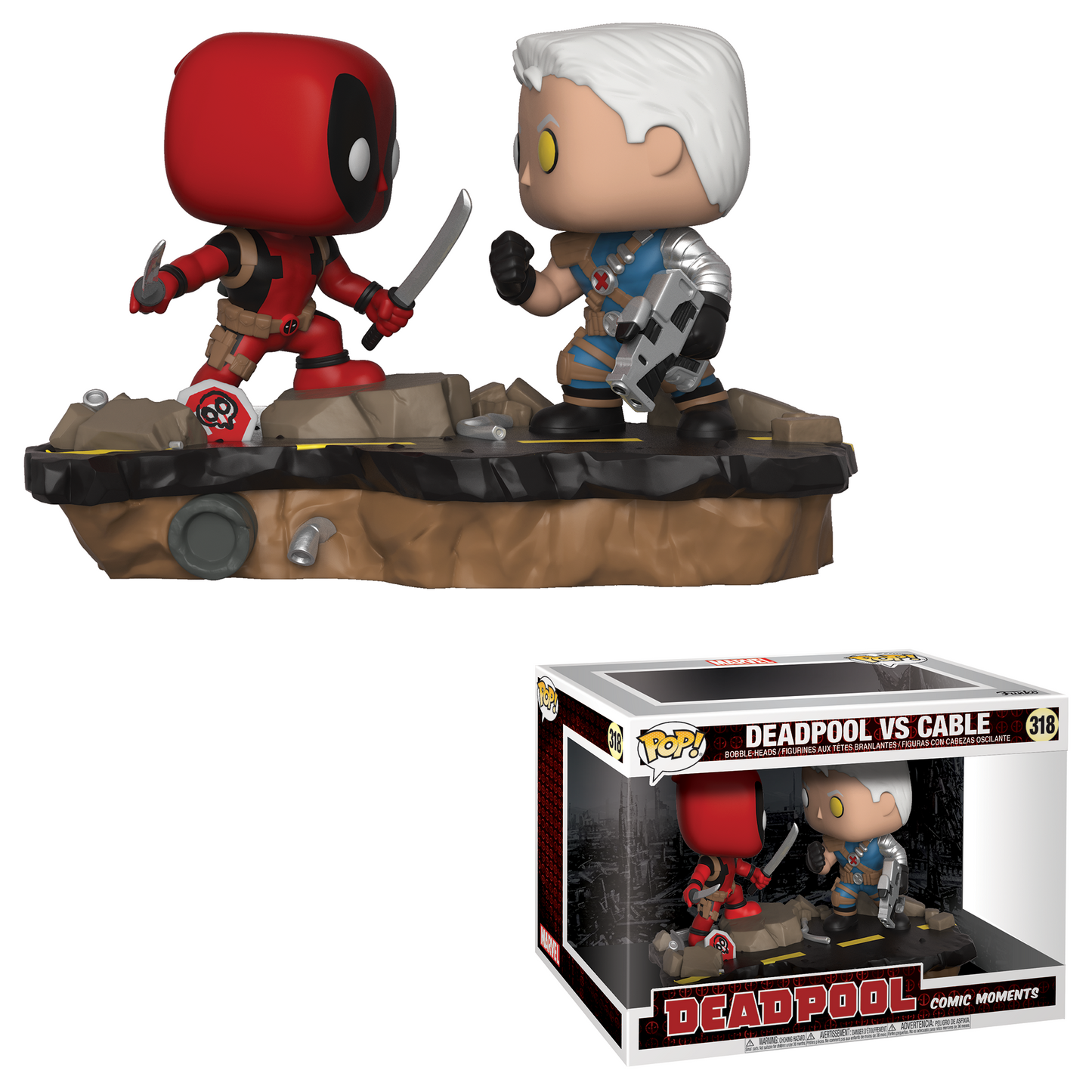Marvel - Deadpool vs Cable #318 - Funko Pop! Moments