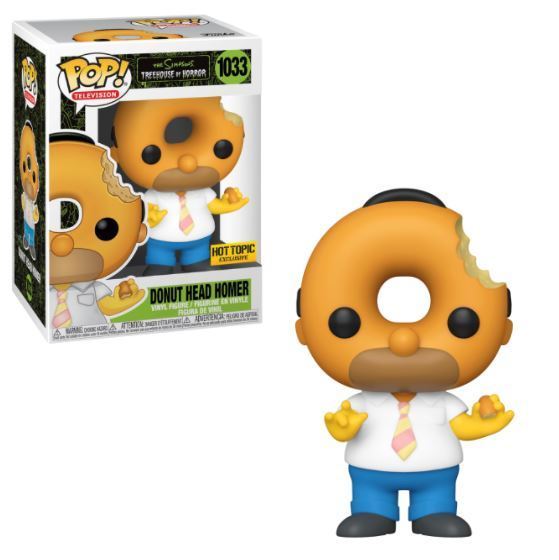 Simpsons - Donut Head Homer #1033 - Funko Pop! Vinyl Figure (Cartoon)