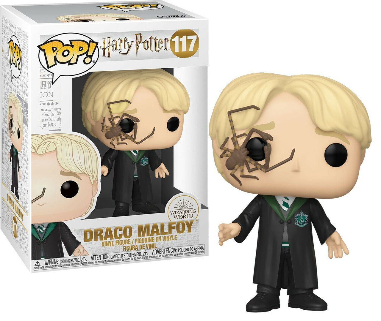 Harry Potter Draco Malfoy with Whip Spider Funko Pop Figure | Tall Man Toys