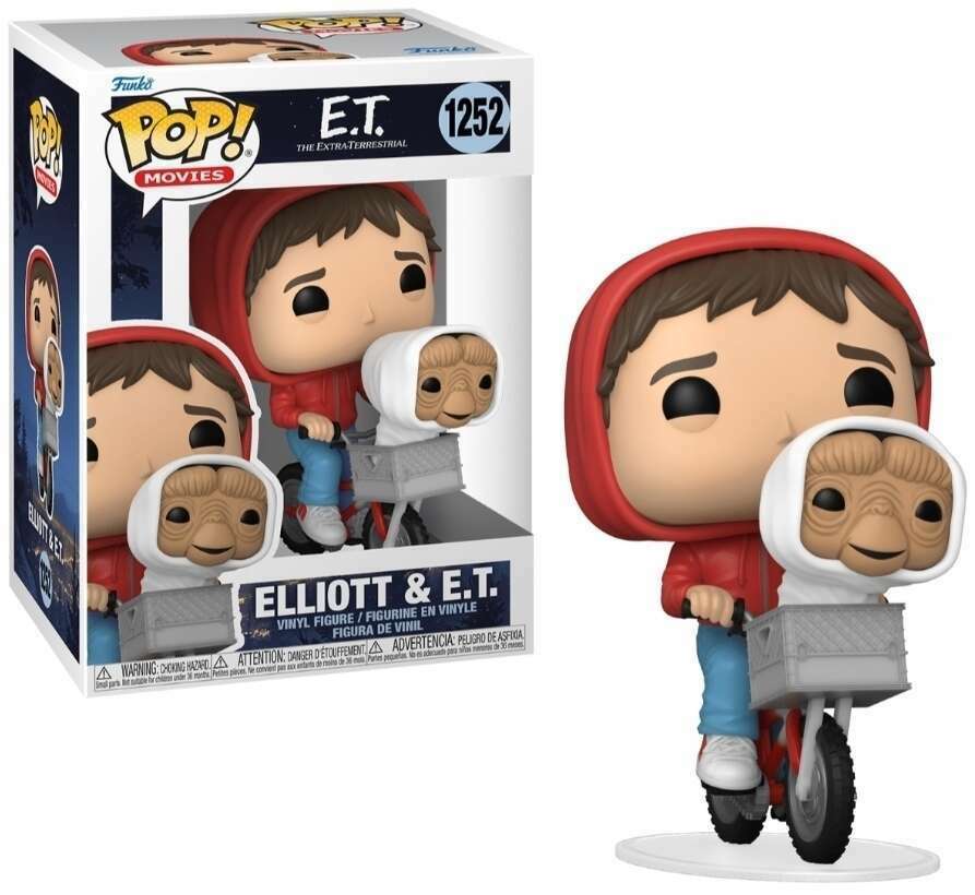 ET - Elliott w/ET in Bike Basket #1252 - Funko Pop! Vinyl Figure (Movies)