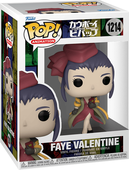 Cowboy Bebop Faye Valentine 1214 Funko Pop Tall Man Toys Tall Man Toys Comics
