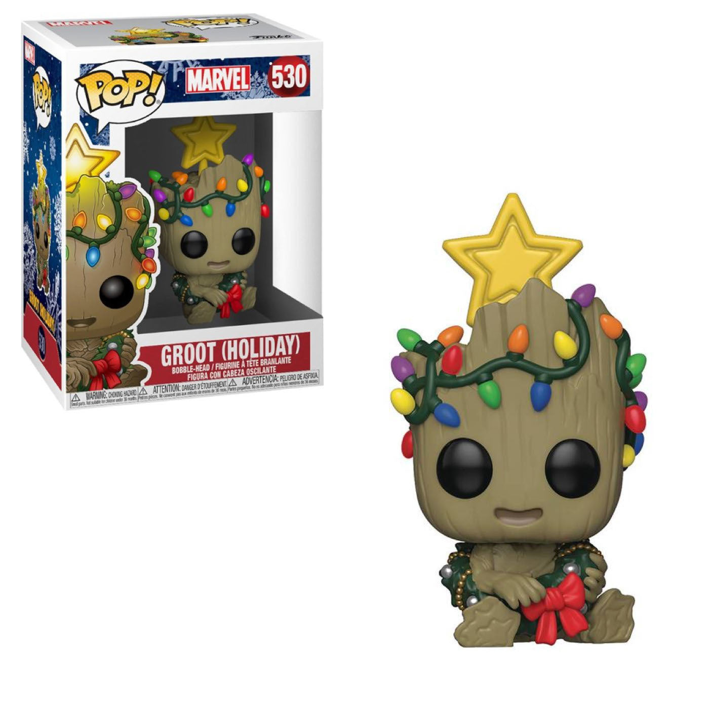 Marvel - Sitting Groot (Holiday) #530 - Funko Pop! Vinyl Figure