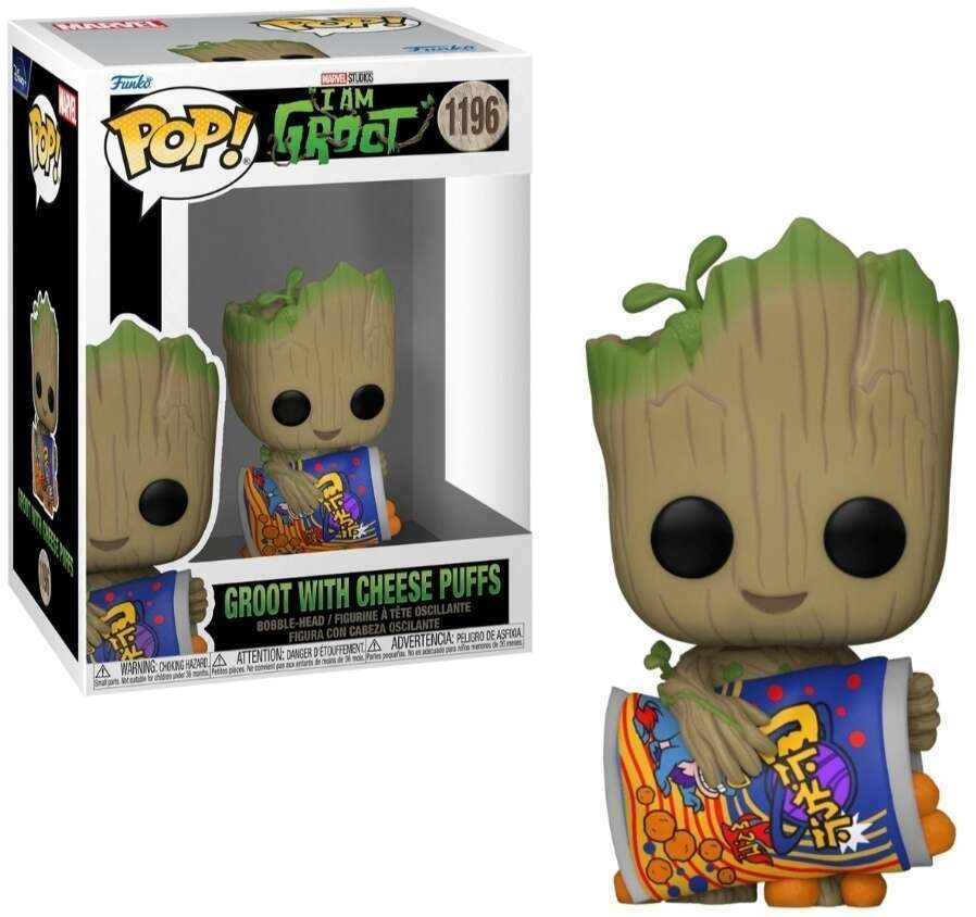 Marvel IAG - Groot with Cheese Puffs #1196 - Funko Pop! Vinyl Figure