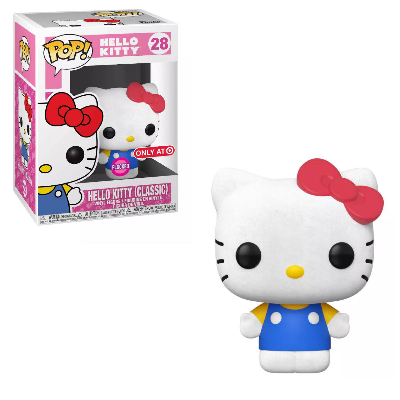 Hello Kitty (Classic Flocked) #28 - Exclusive Funko Pop! Vinyl Figure (Cartoon)