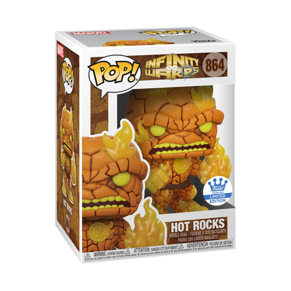 Marvel Infinity Warps - Hot Rocks #864 - Exclusive Funko Pop Viny Figure