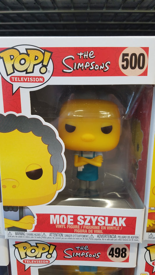 Simpsons Moe the bartender 500 Funko Pop! Vinyl figure cartoon