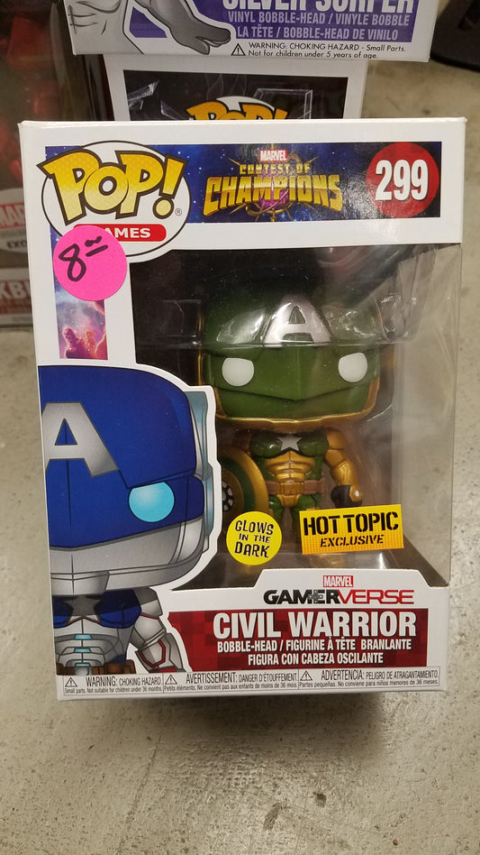 Civil Warrior GITD 299 Exclusive Funko Pop! vinyl Figure