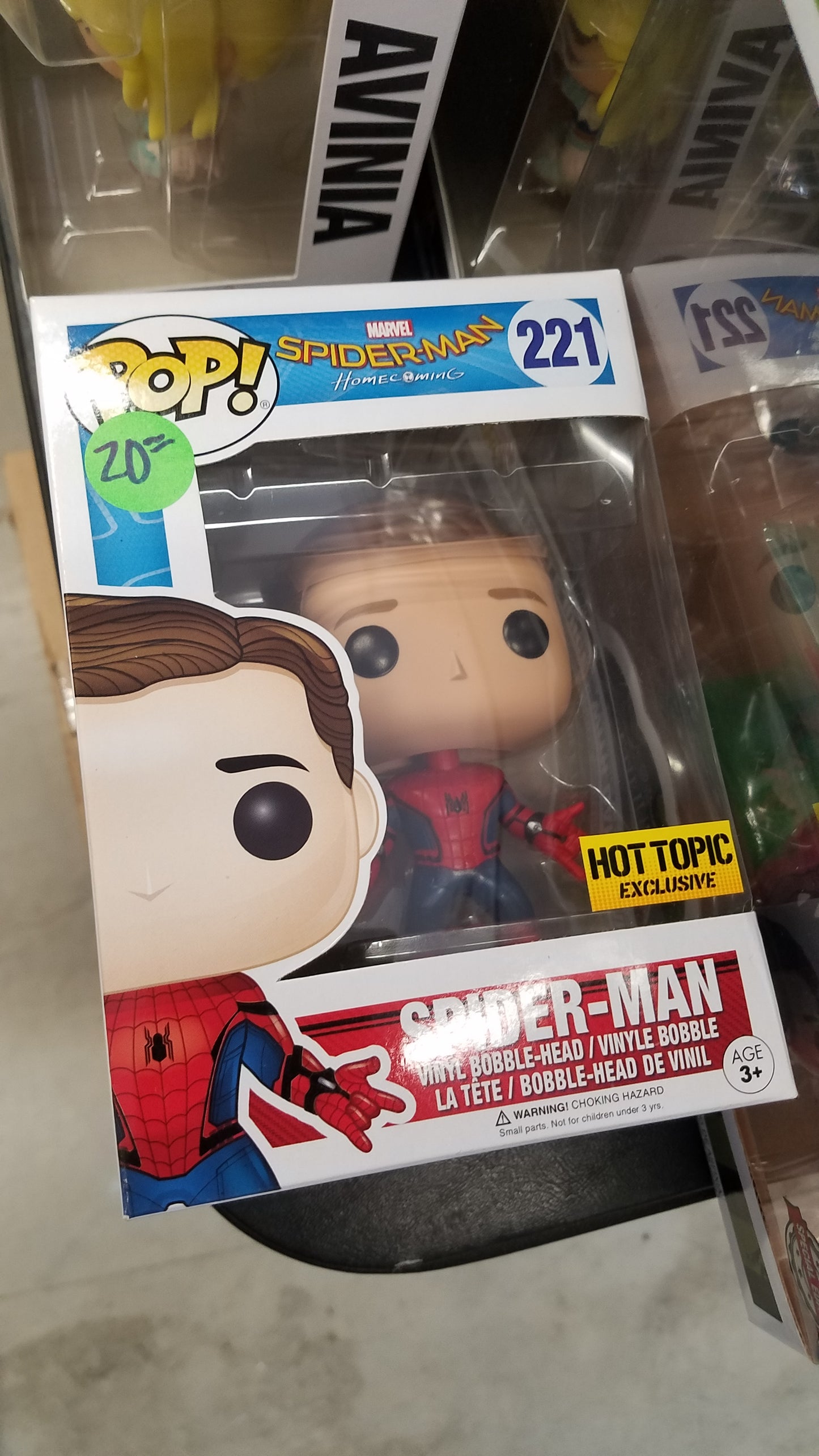 Spider-Man Homecoming exclusive Funko Pop! Vinyl figure store