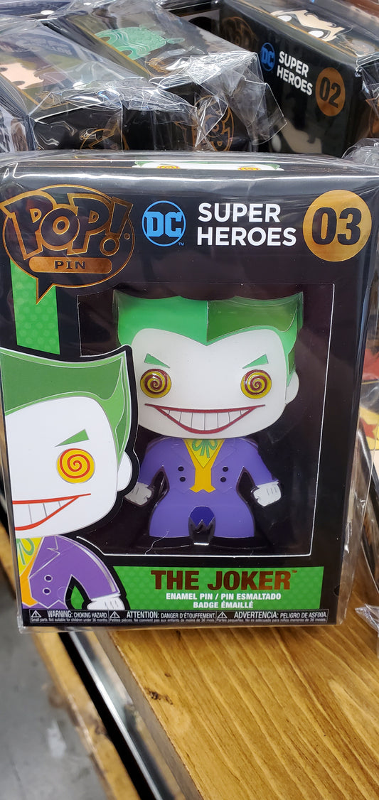 DC COMIC Pins JOKER Funko Pop! Pins