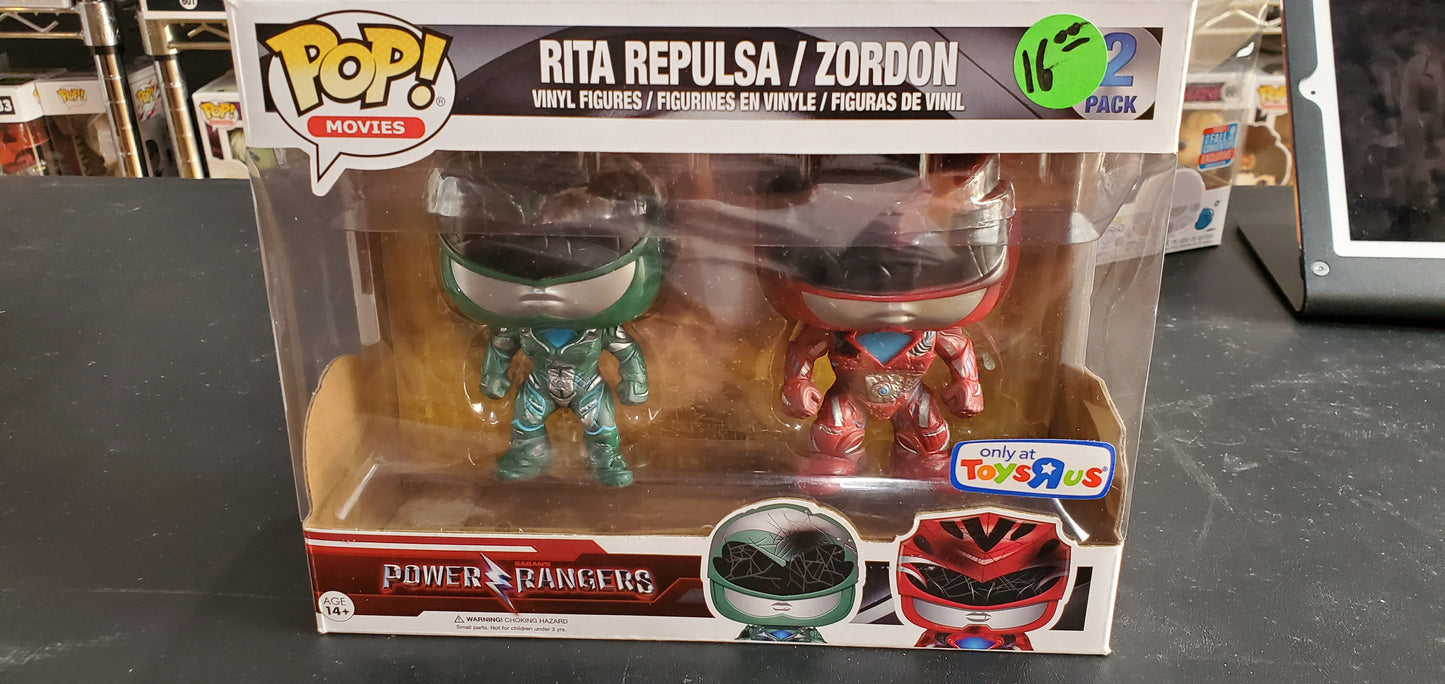 Power Rangers Rita Repulsa and Zordon Exclusive Funko Pop! Vinyl figure new