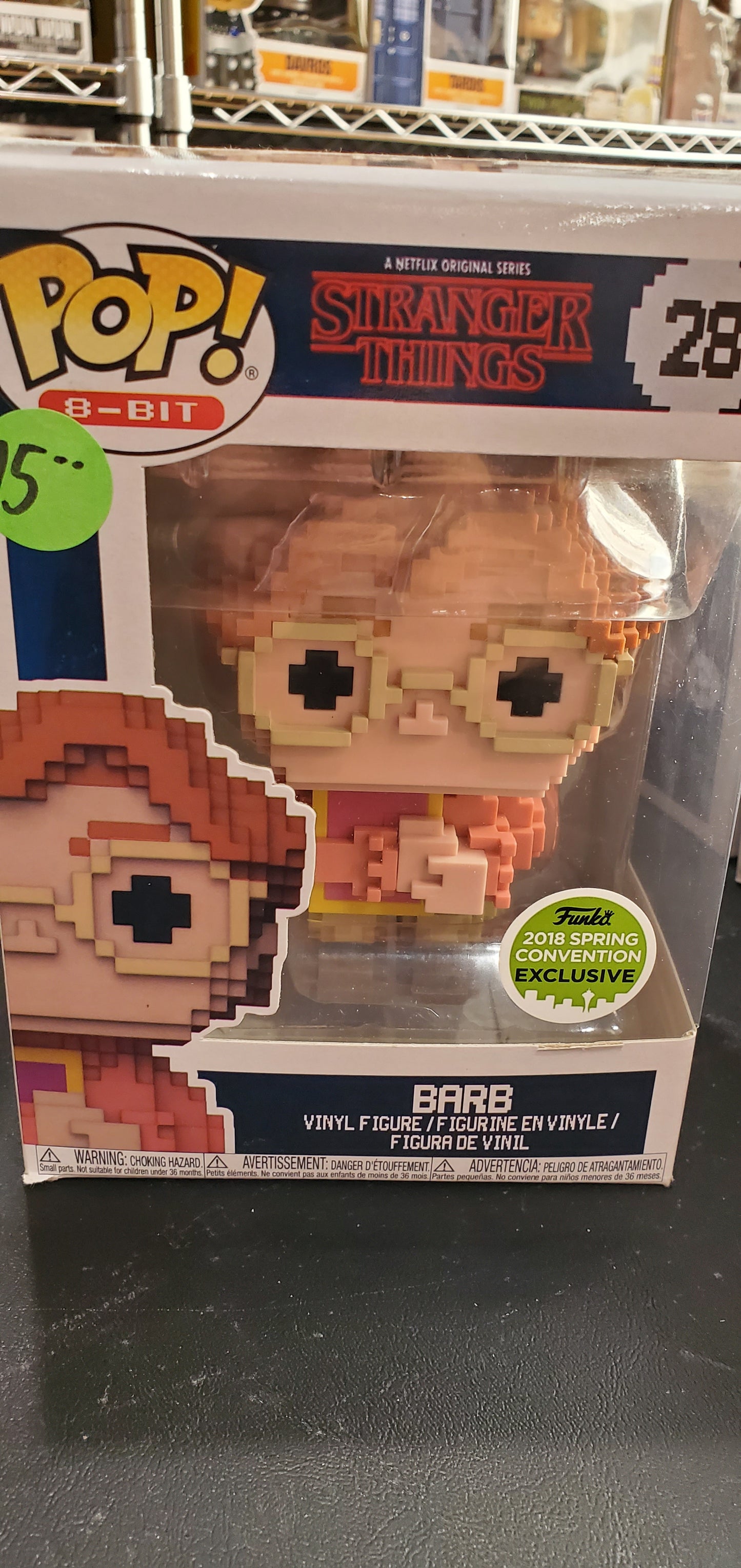 Stranger Things Barb 8 bit ECCC Exclusive Funko pop vinyl figure television