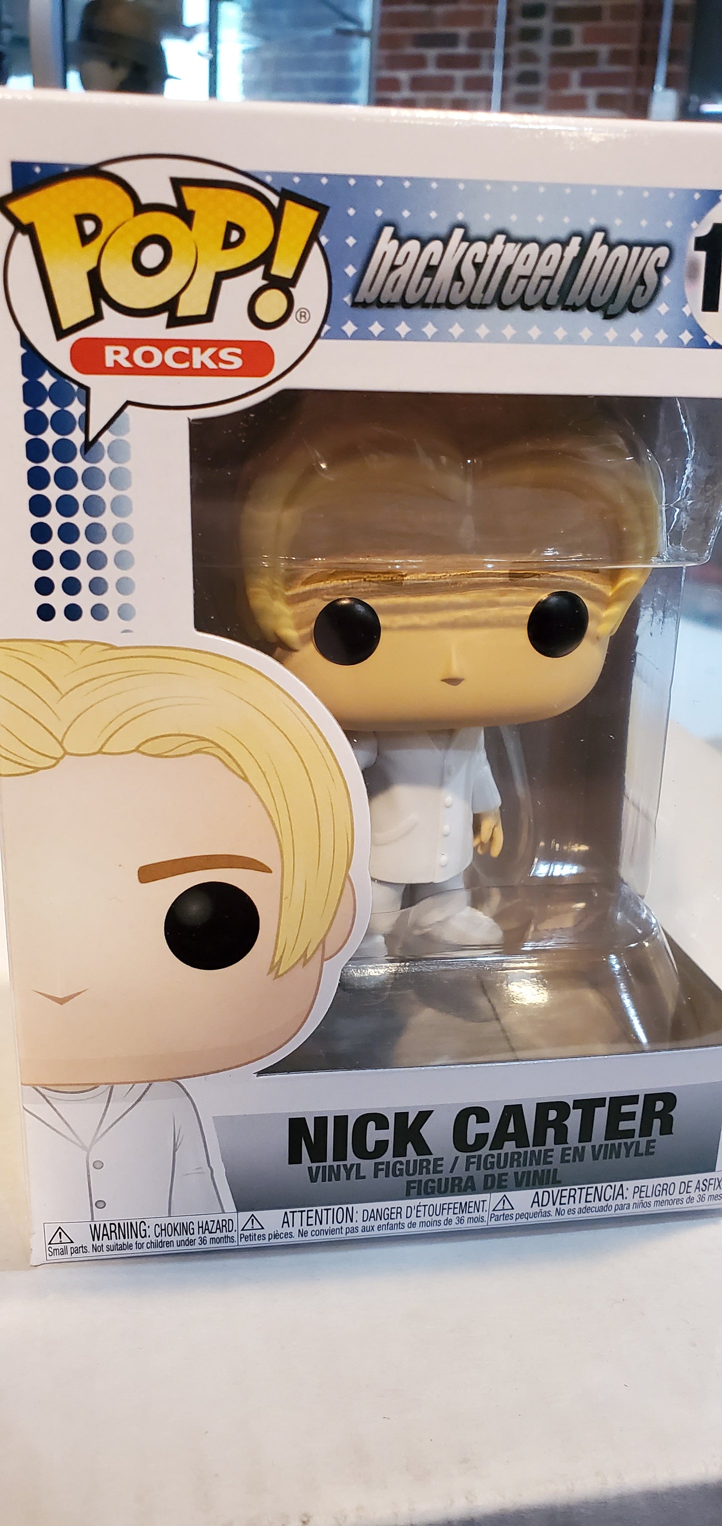 Backstreet Boys - Nick Carter Funko Pop! Vinyl figure rocks