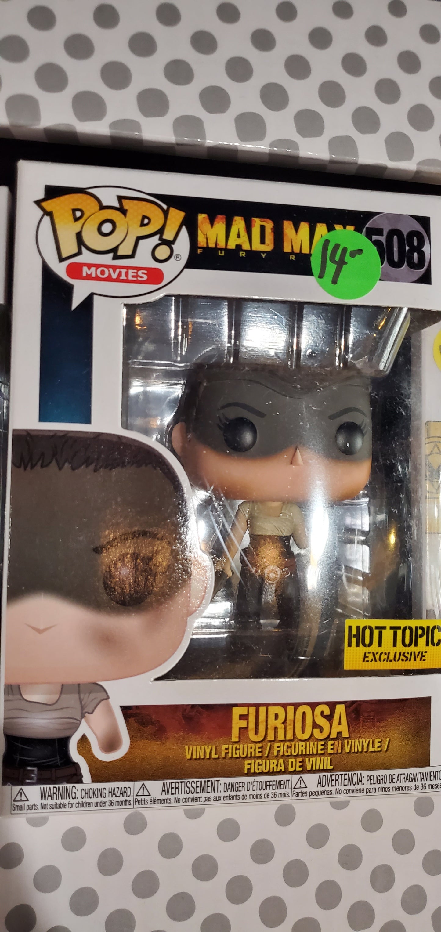 Mad Max Fury Road Furiosa Hot Topic Funko Pop! Vinyl figure STORE