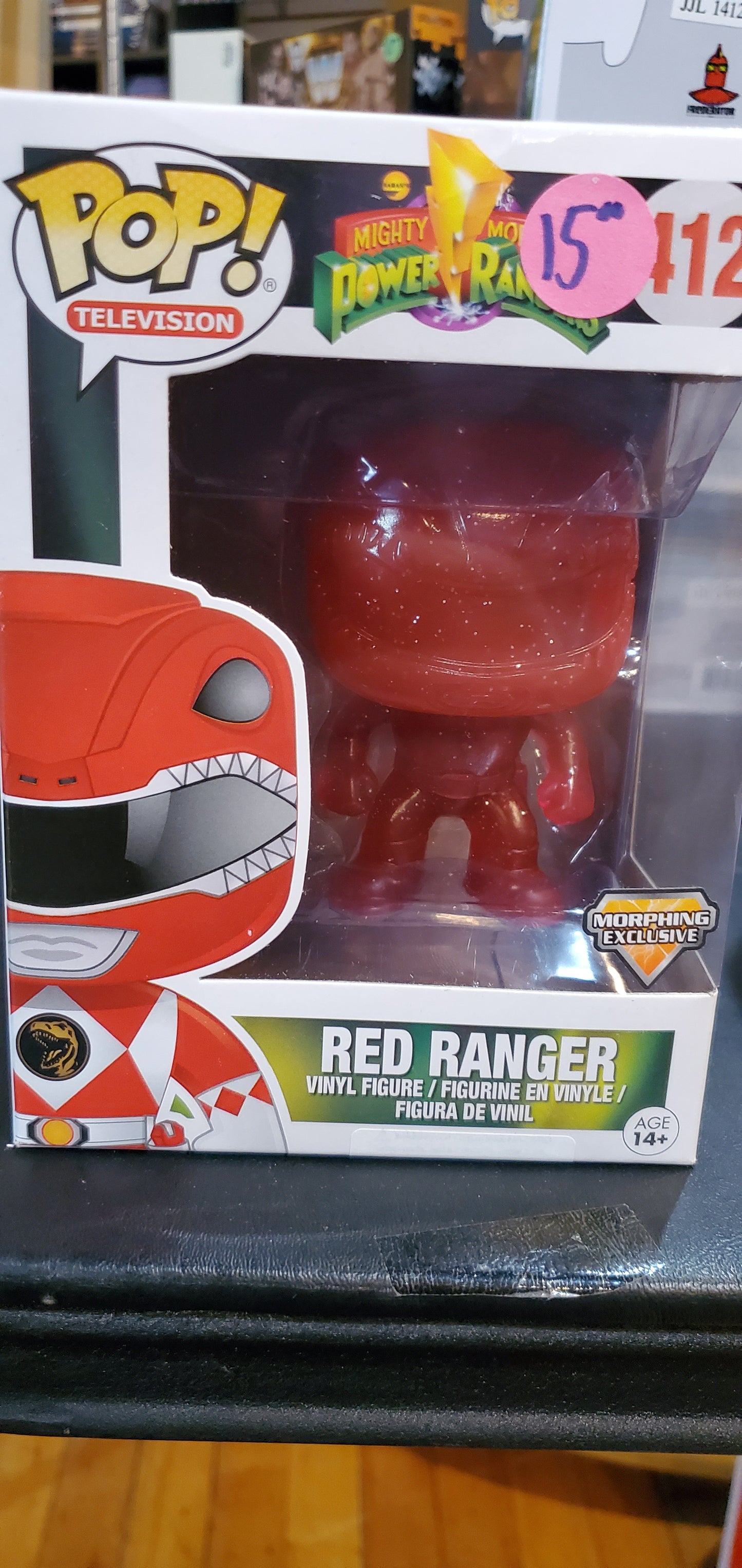 Power Rangers Red Ranger GameStop Morphin exclusive Funko Pop! vinyl figure