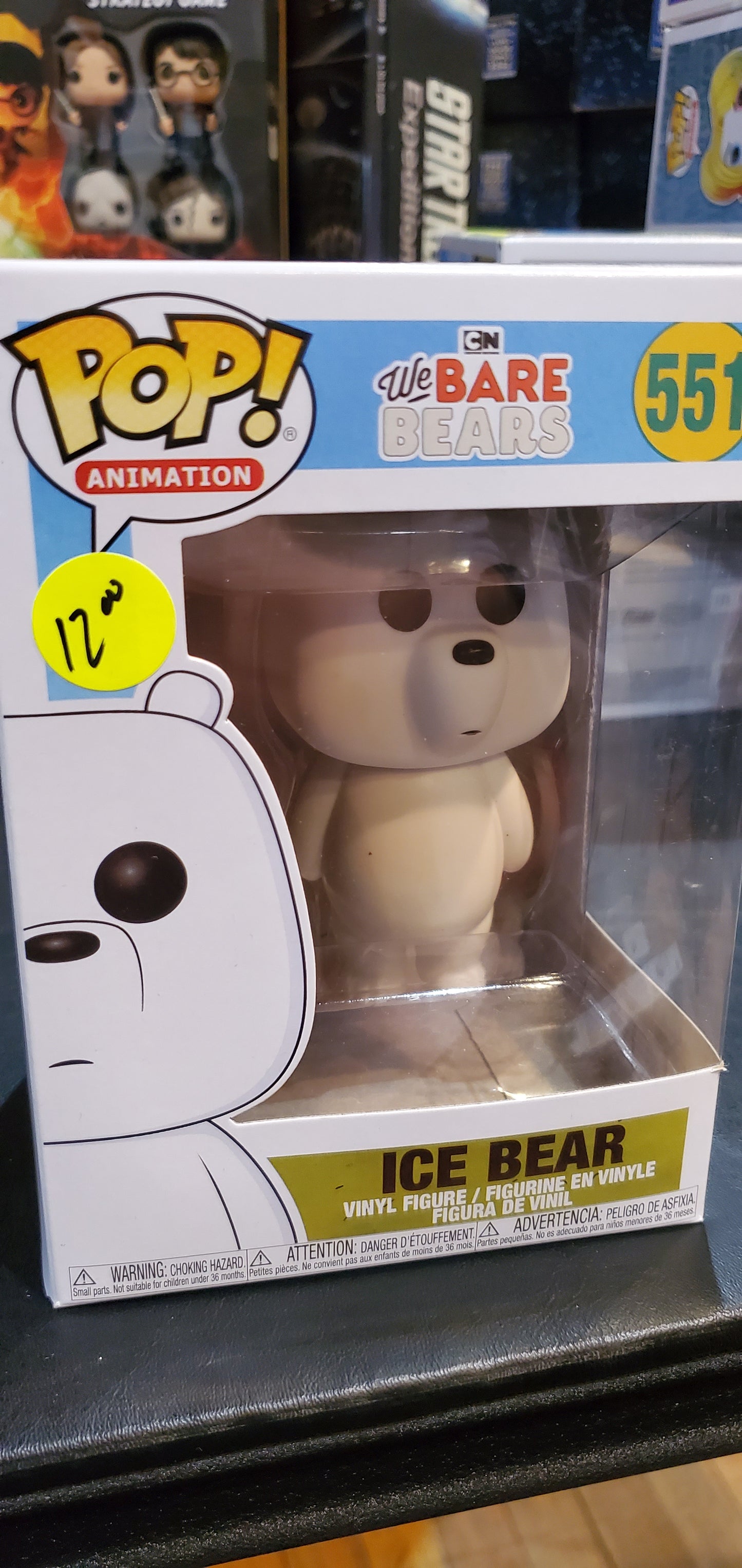 We Bare Bears Ice Bear Funko Pop Vinyl Figure
