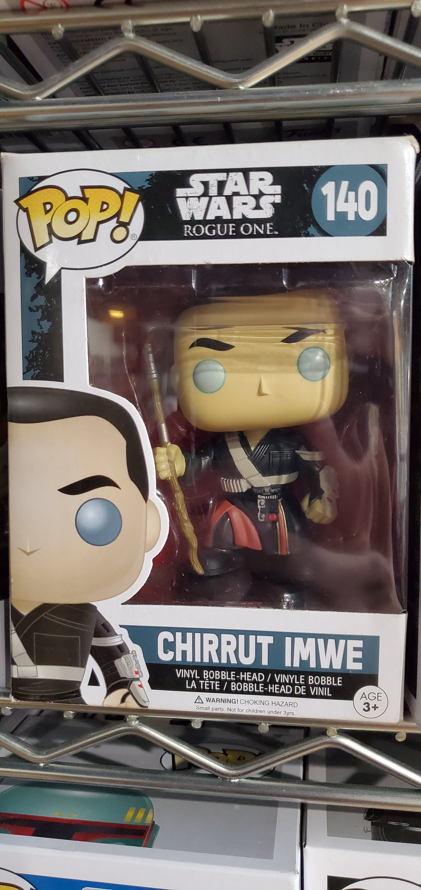 Star Wars Rogue One Chirrut Imwe 140 Funko Pop! Vinyl figure