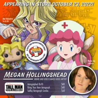 Megan Hollingshead Meet and Greet items