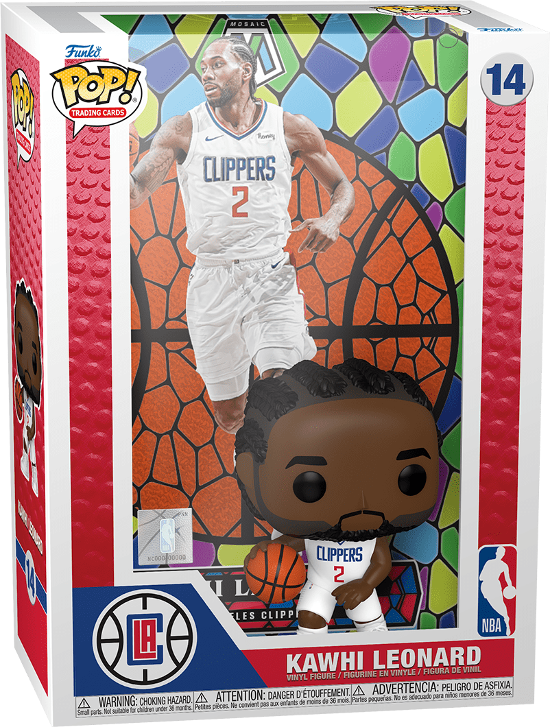 Trading Cards: Kawhi Leonard #14 (Mosaic) - Funko Pop! Vinyl Figure (sports)
