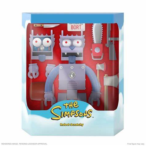 Super 7 The simpsons Robot Scratchy new Ultimates Super7