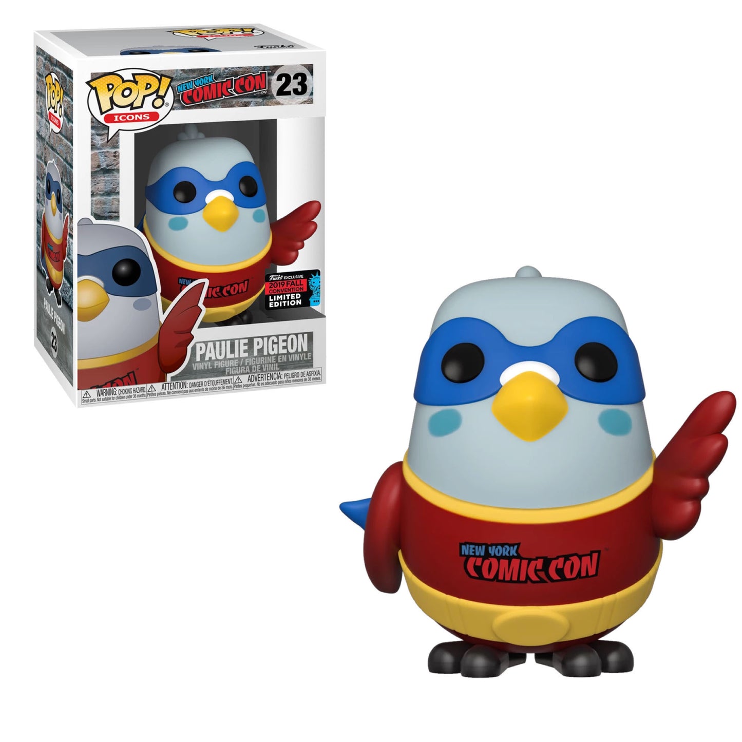Ad Icons - Paulie Pigeon (Red/Yellow Shirt) #23 - 2019 Exclusive Funko Pop! Vinyl Figure