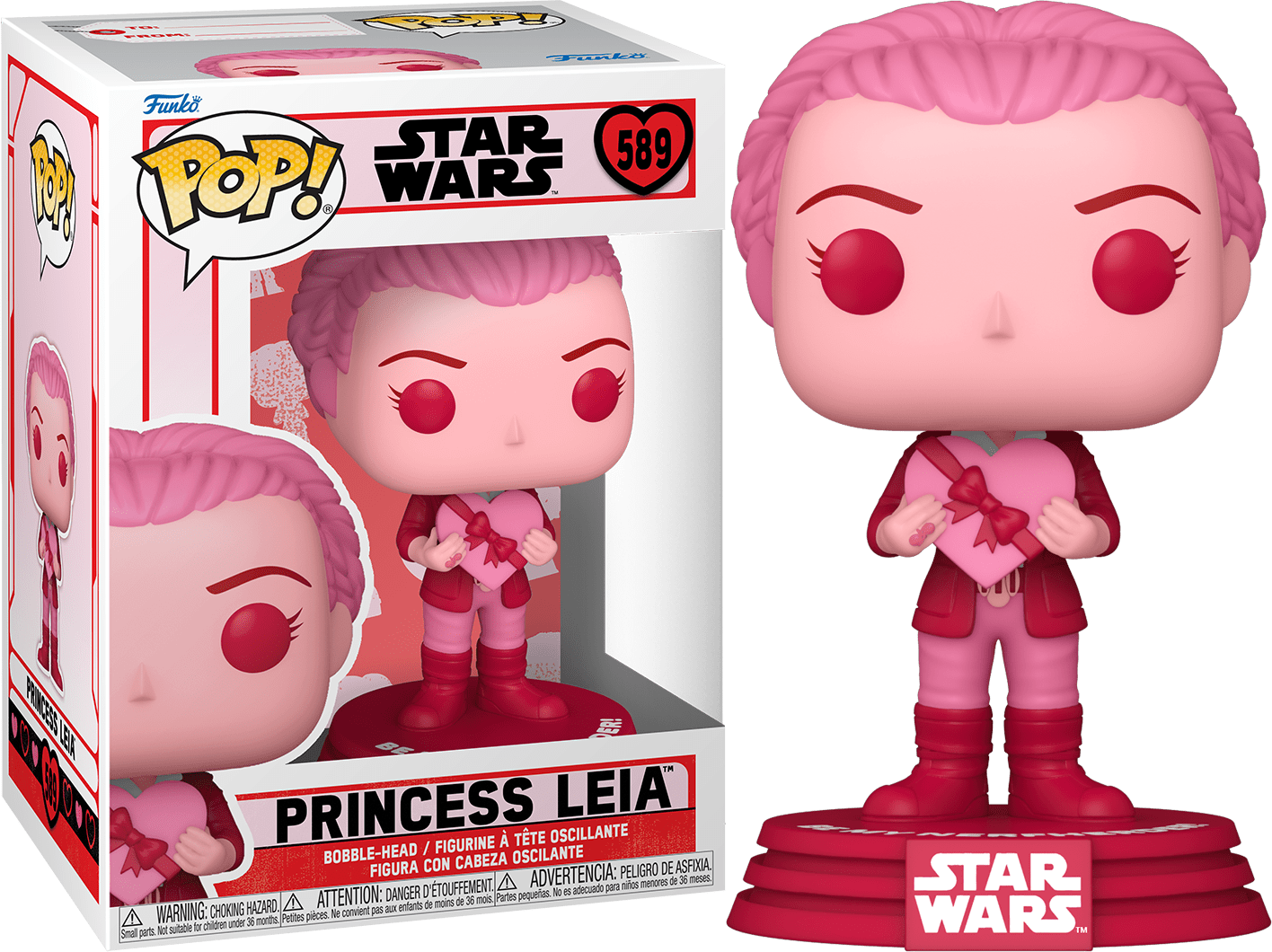 Star Wars - Valentine Princess Leia #589 - Funko Pop! Vinyl Figure