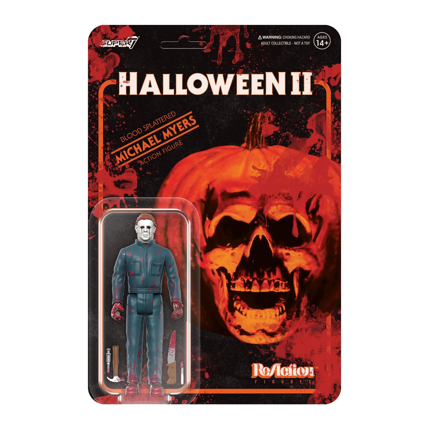 Halloween II - Blood Splattered Michael Myers - Super 7 Action Figure