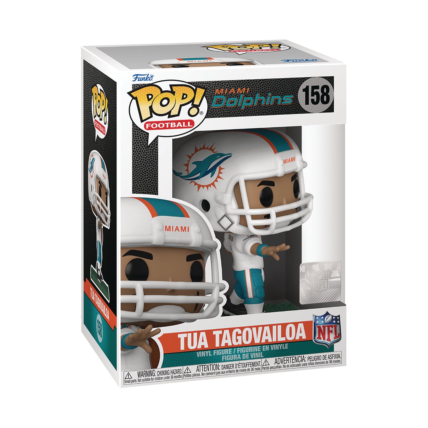 NFL Dolphins - Tua Tagovailoa #158 - Funko Pop! Vinyl Figure (Sports)