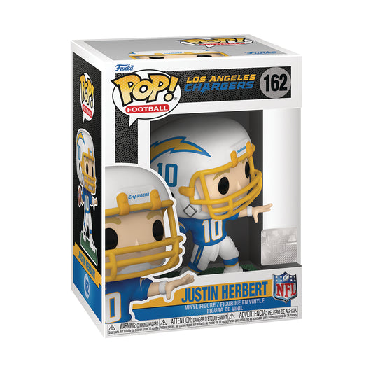 NFL Chargers - Justin Herbert #162 (Home Uniform) - Funko Pop! Vinyl Figure (Sports)