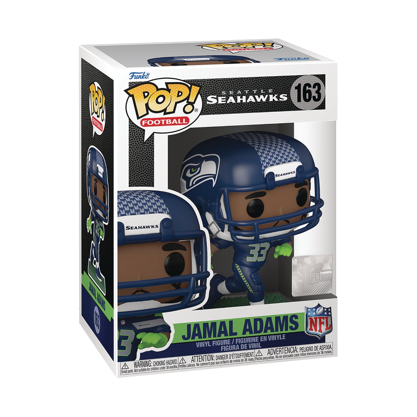 NFL SEAHAWKS JAMAL ADAMS HOME UNIFORM Funko Pop! Vinyl figure Sports