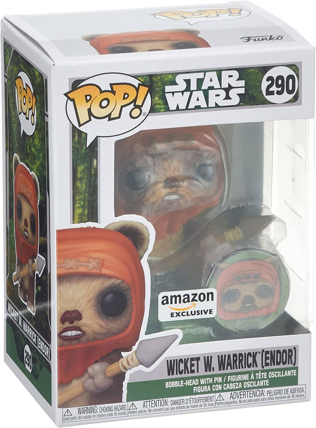 Star Wars - Wicket E. Warwick #290 - Exclusive Funko Pop! Vinyl Figure