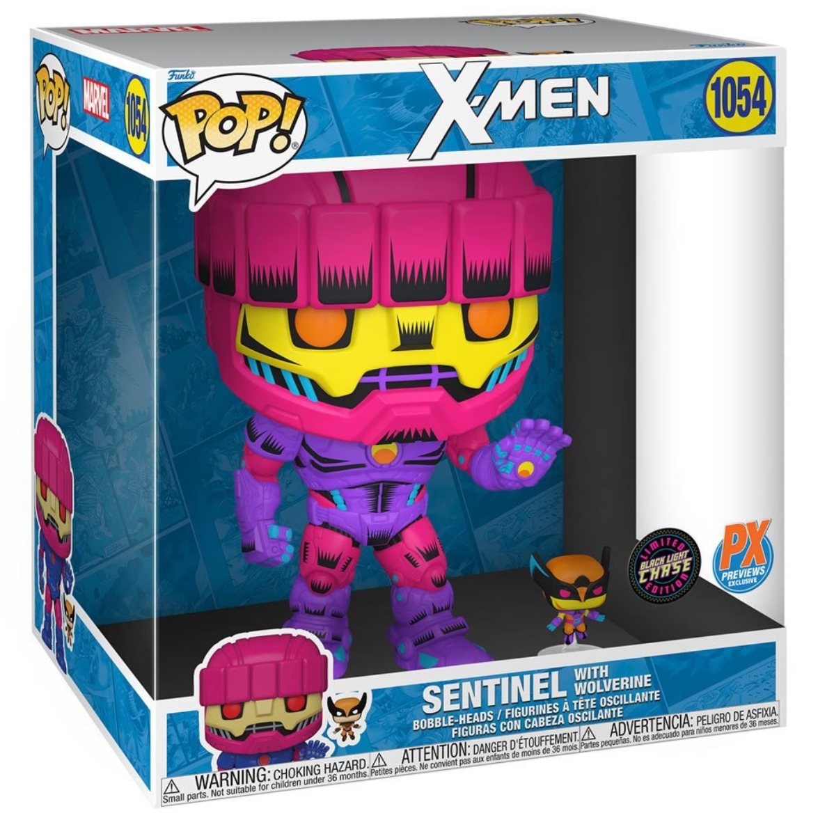 Marvel - Sentinel with Wolverine #1054 - Exclusive 10-inch Funko Pop! Vinyl Figure