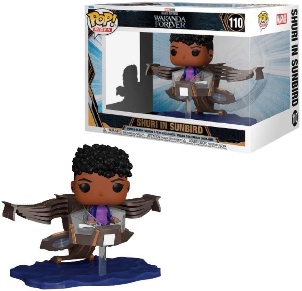 Marvel Wakanda Forever - Shuri in Sunbird #110 - Funko Pop! Rides