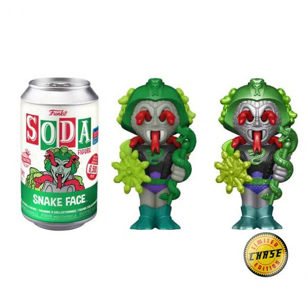 Masters of the Universe - Snake Face - Exclusive Sealed Funko Mystery Soda Figure (Cartoon)
